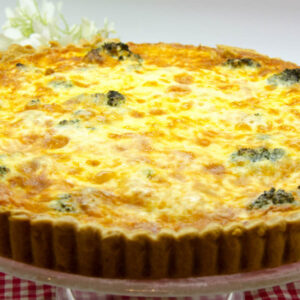 brokoli-sinihallitusjuust quiche